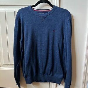 Tommy Hilfiger long sleeve thermal shirt in navy blue